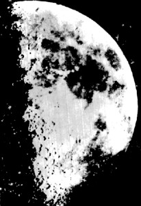 Louis Jacques Mandé Daguerre - Dagherrotipo della Luna (1839)